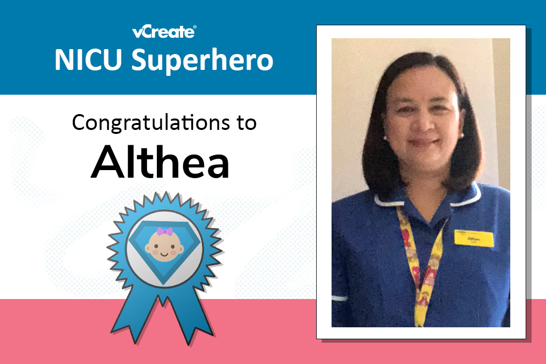 Althea from Stoke Mandeville Hospital is a NICU Superhero! 