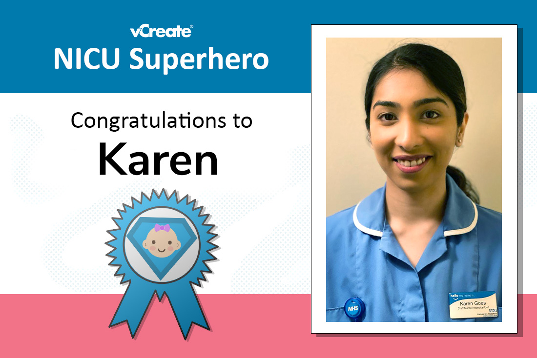 Karen from Royal Hampshire County Hospital, you are Hollie's NICU Superhero! 
