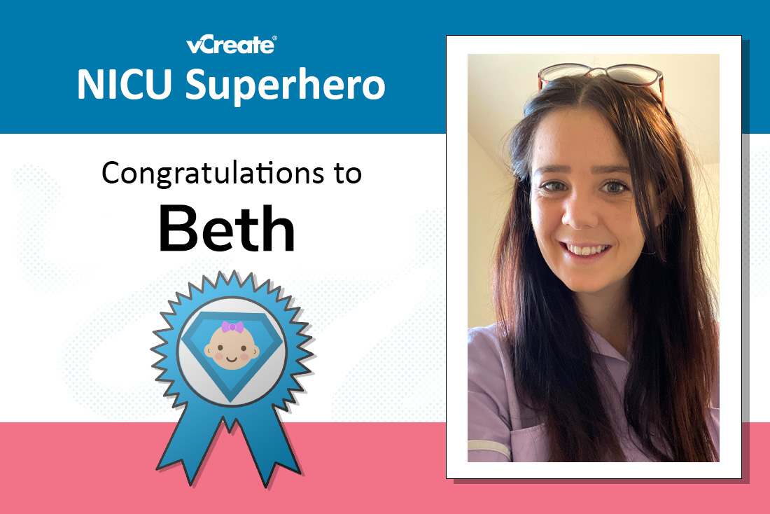 Beth from Jessop Wing in Sheffield is a NICU Superhero!