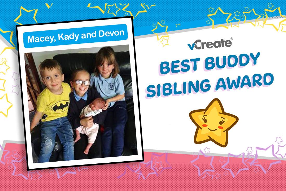 Macey, Kady and Devon are super siblings! Macey, Kady and Devon are super siblings!