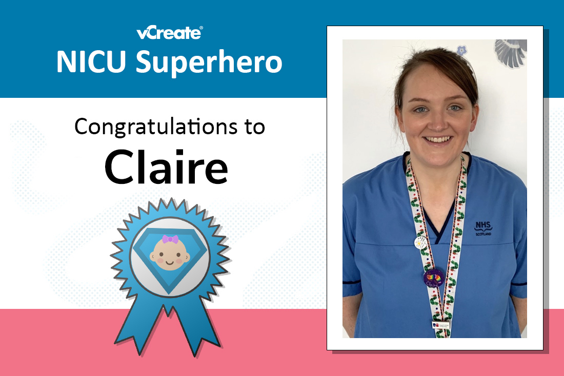 Claire from Ninewells Hospital is crowned NICU Superhero!