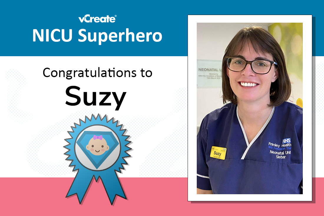 NICU Superhero this week is Suzy from Frimley Park Hospital!