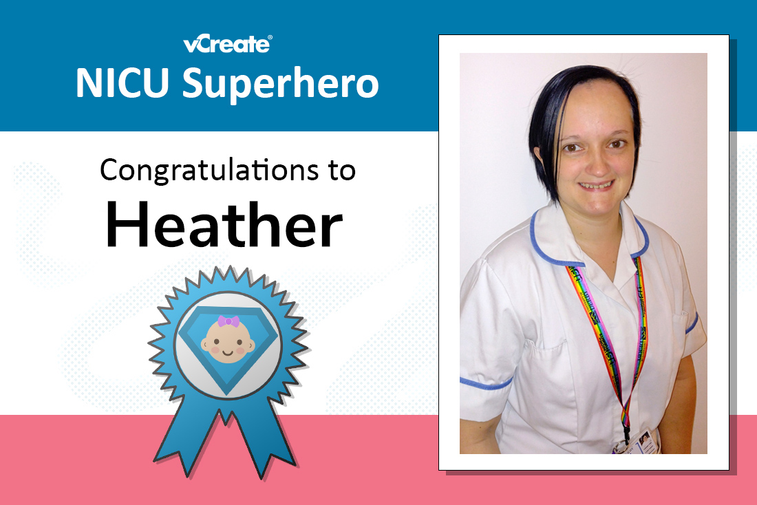 Congratulations to Heather from Kingsmill Hospital! You are a NICU Superhero Congratulations to Heather from Kingsmill Hospital! You are a NICU Superhero