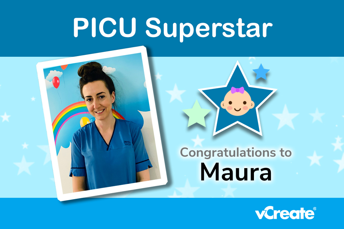 Maura from the Royal Hospital for Children's PICU in Glasgow is crowned PICU Superstar!