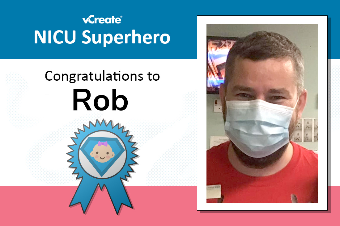Rob from St.George's Hospital in Tooting is a NICU Superhero! Rob from St.George's Hospital in Tooting is a NICU Superhero!