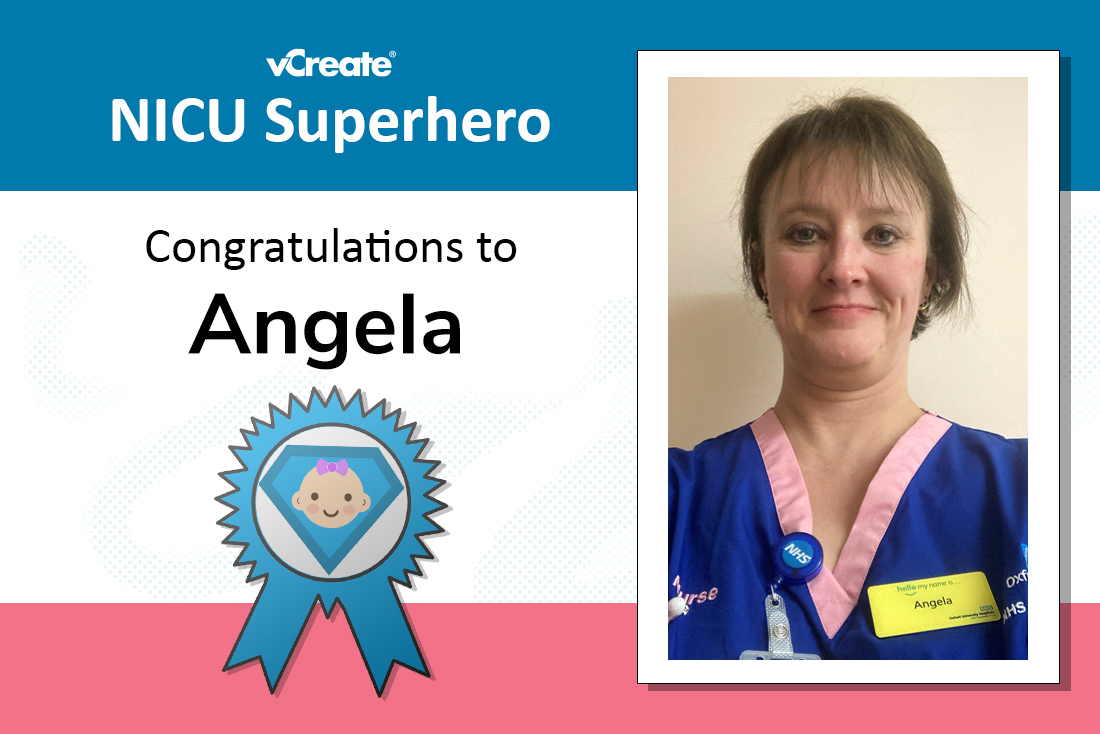 Raluca's NICU Superhero is Angela from John Radcliffe Hospital!