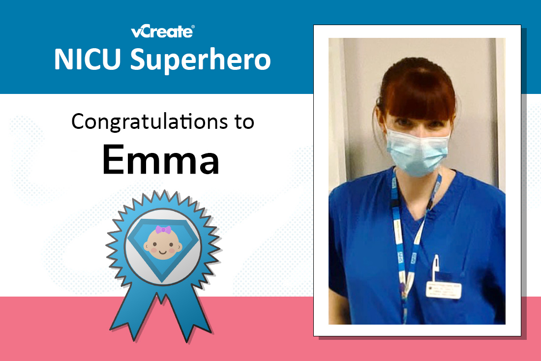 Emma from The Countess Of Chester Hospital is Angela's NICU Superhero!
