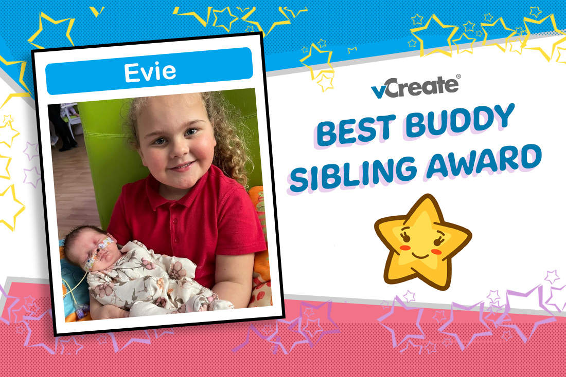 Our Super Sibling this week is Evie!