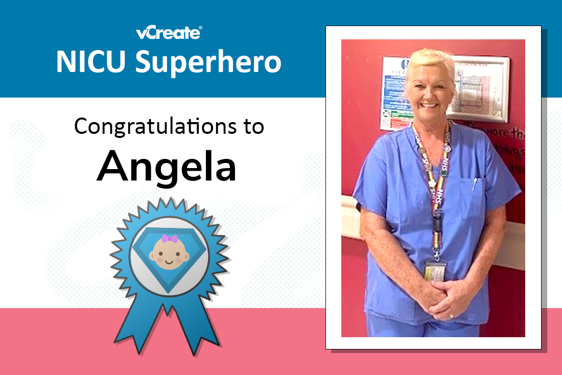 Angela from Stoke Mandeville Hospital, you are a NICU Superhero! 
