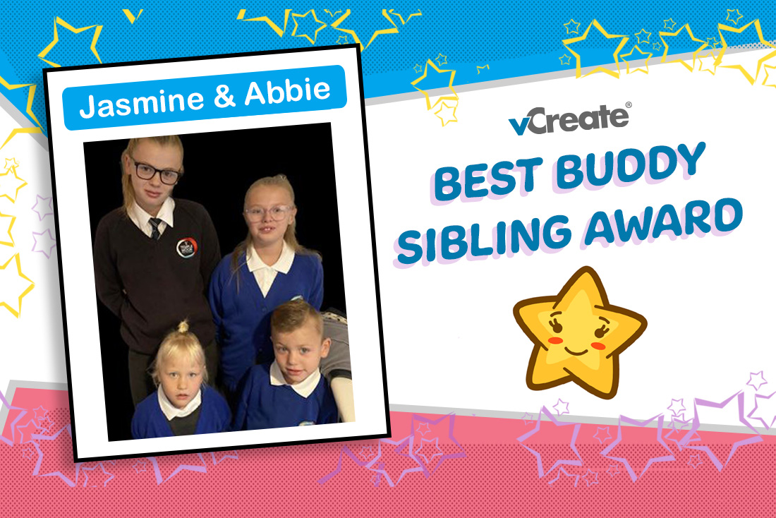 Jasmine and Abbie are super sisters!