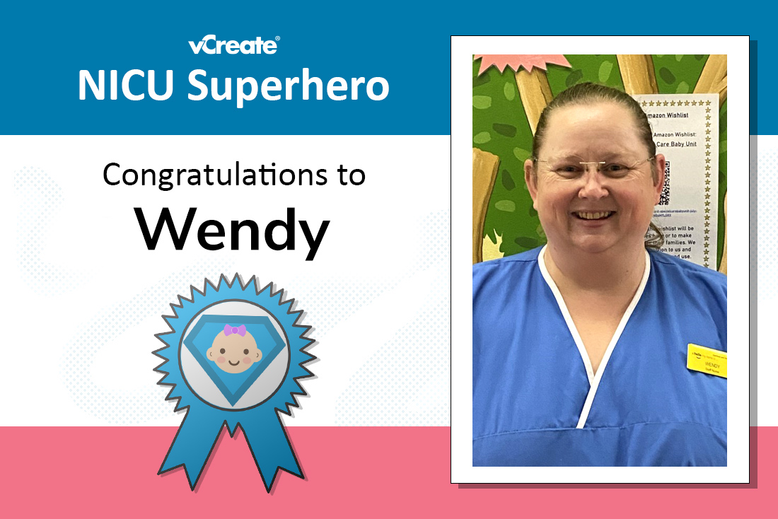 Darent Valley Hospital's Wendy is a NICU Superhero!