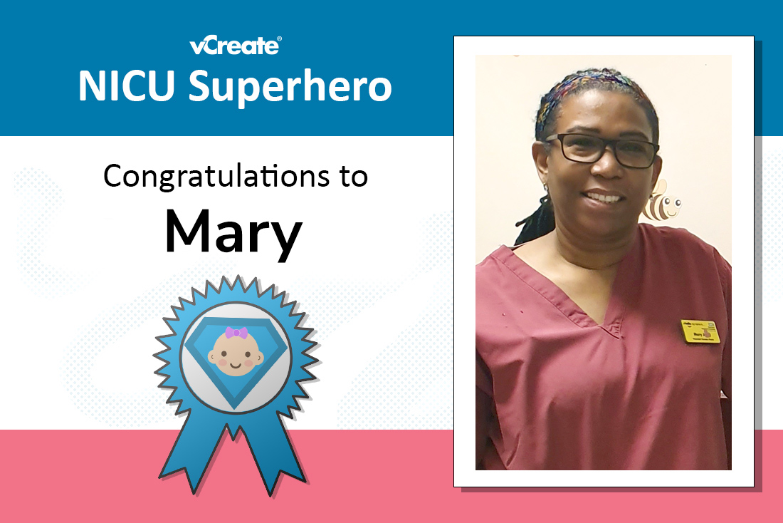Mary from William Harvey Hospital is a NICU Superhero!