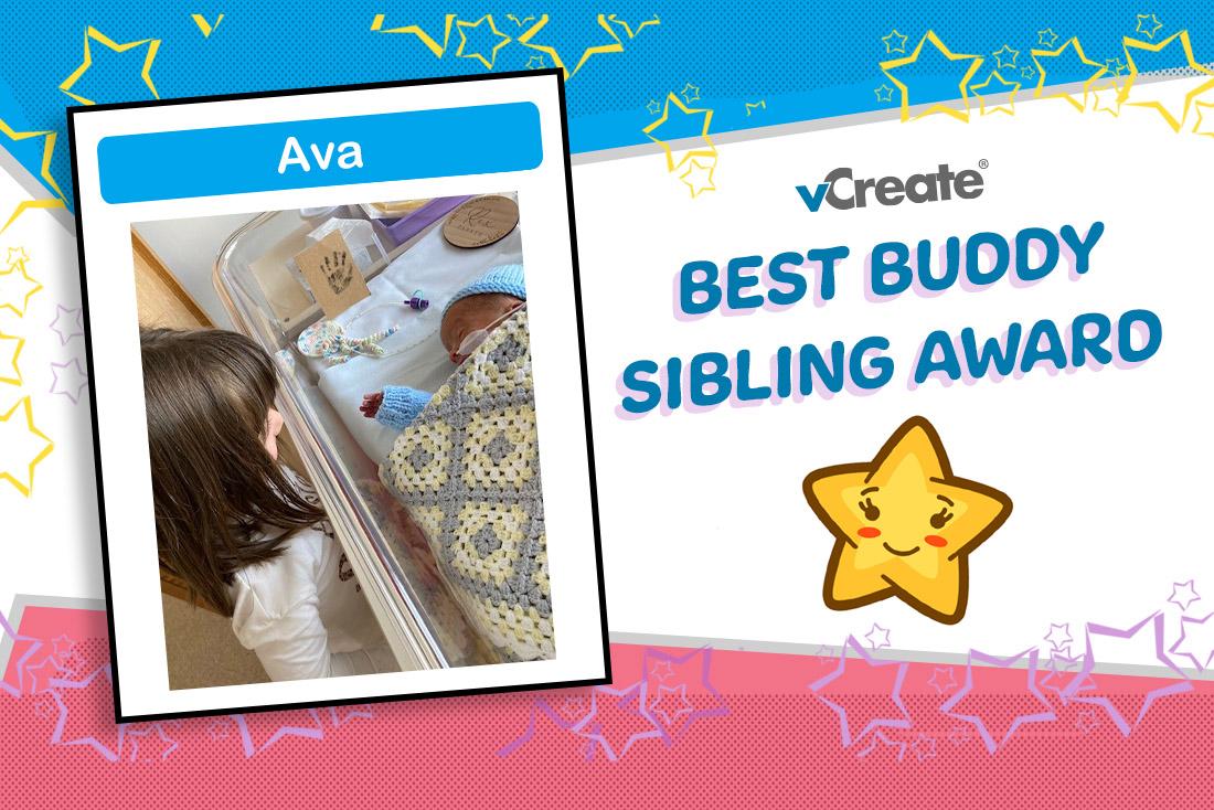 Rosie has nominated her amazing daughter, Ava, for our Best Buddy Sibling Award! 
