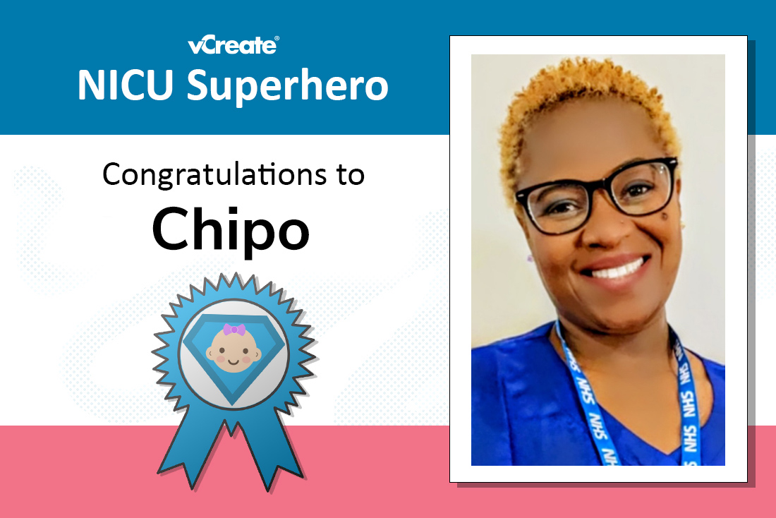 Chipo from John Radcliffe Hospital is a NICU Superhero!