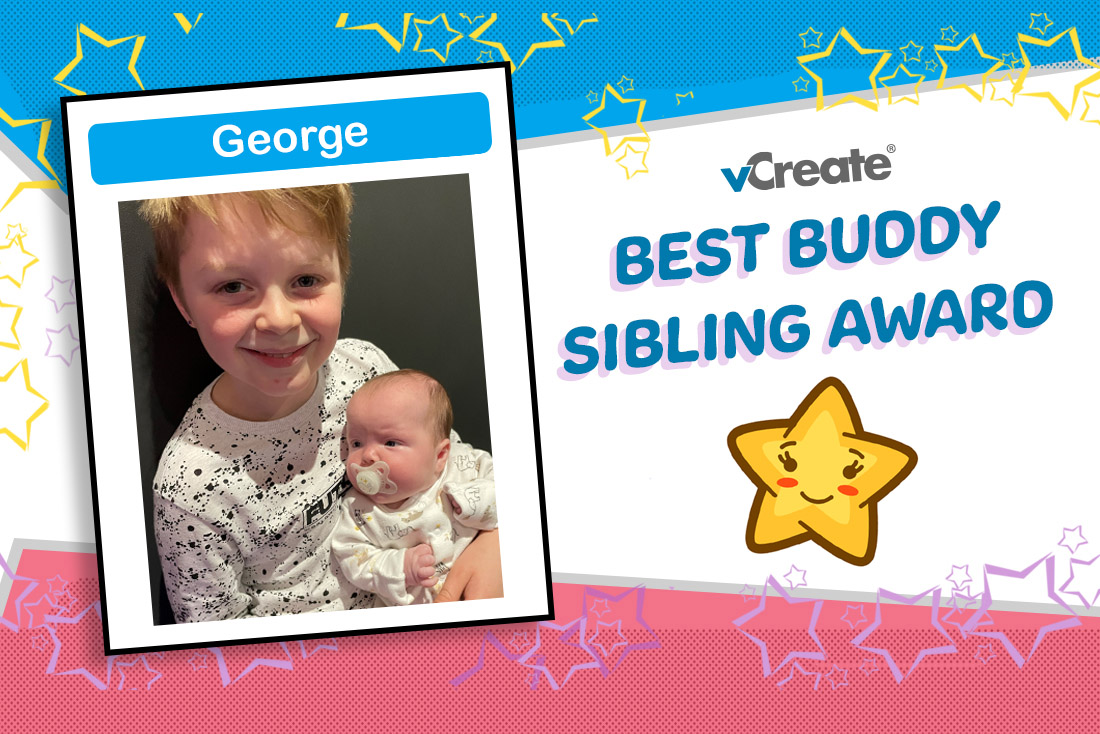 Luci's son, George, is a brilliant big brother!