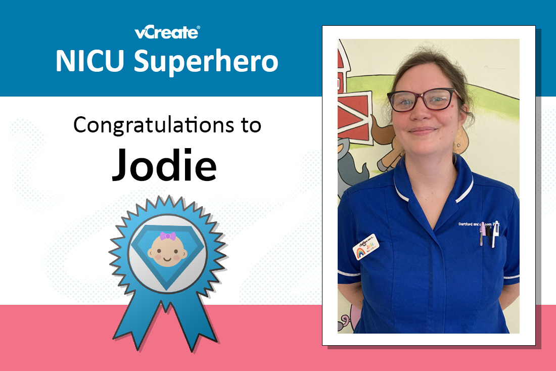 Darent Valley Hospital's Jodie is Shauna's NICU Superhero!