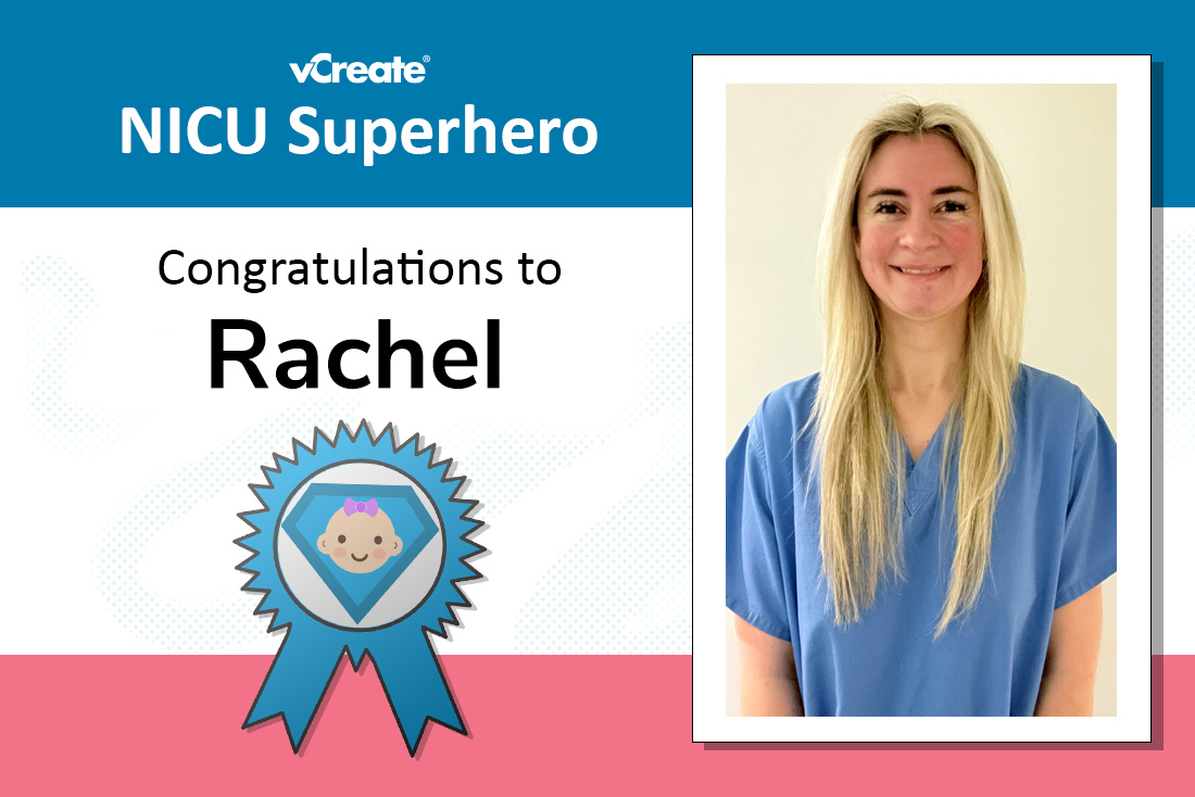 Rachel from the Simpson Neonatal Unit in Edinburgh is a NICU Superhero!