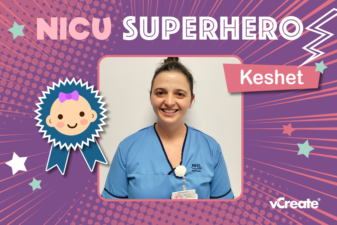 Keshet from Princess Royal Maternity Hospital in Glasgow is Joshua's NICU Superhero!