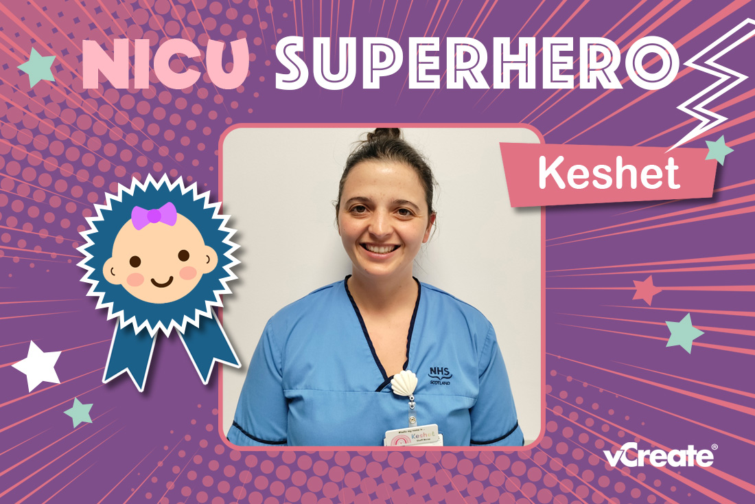 Keshet from Princess Royal Maternity Hospital in Glasgow is Joshua's NICU Superhero! Keshet from Princess Royal Maternity Hospital in Glasgow is Joshua's NICU Superhero!