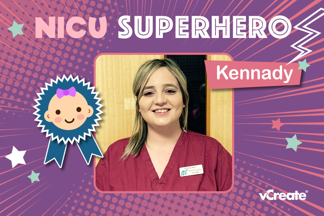 Kennady from Barnet Hospital is a NICU Superhero!