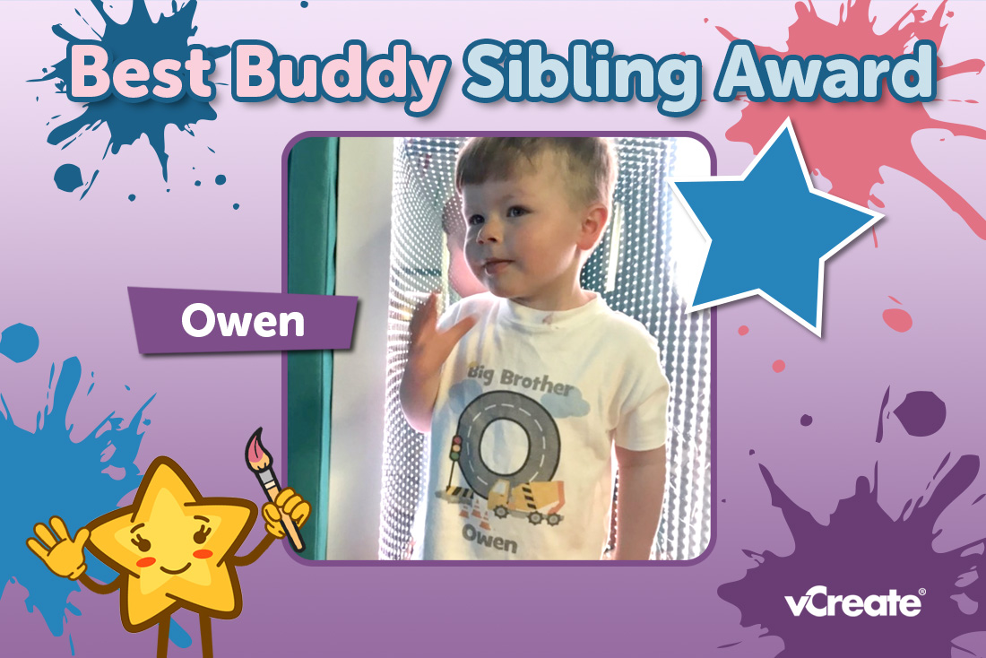 Sarah's son, Owen, is an amazing brother! Sarah's son, Owen, is an amazing brother!