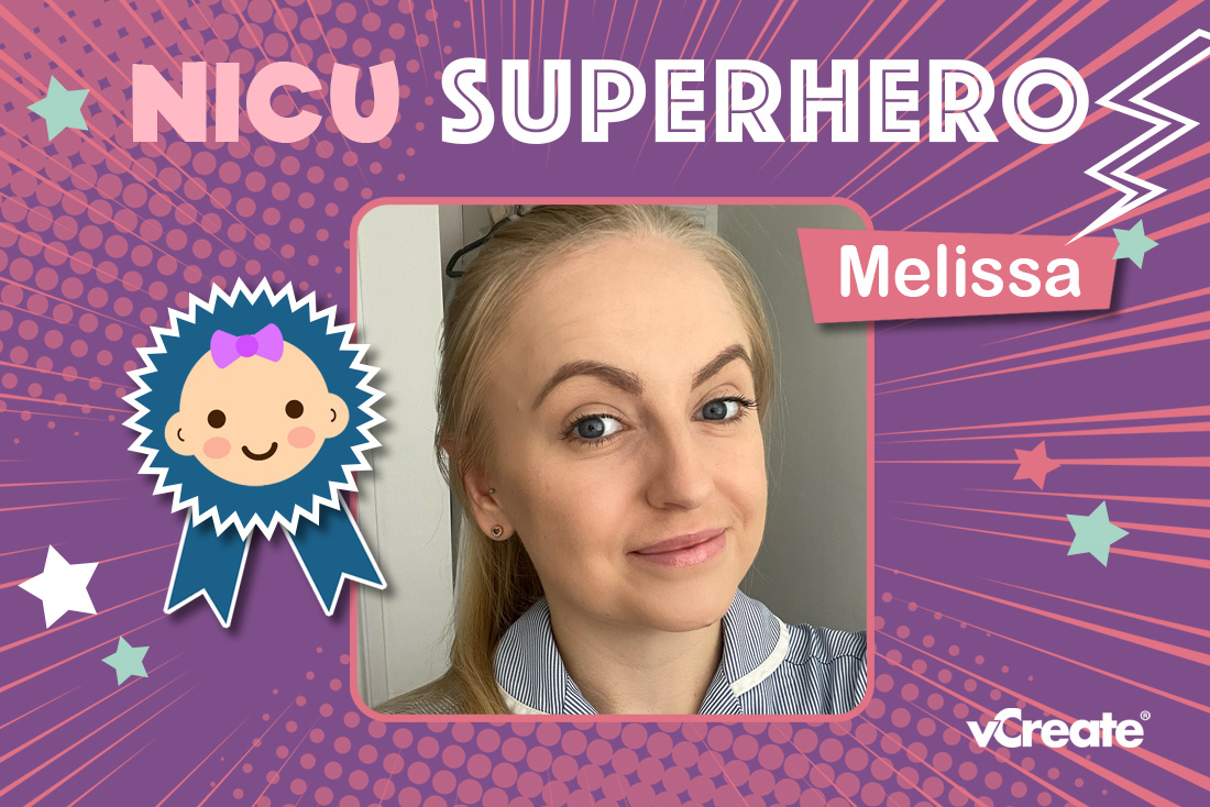 Melissa from Chesterfield Royal Hospital is a NICU Superhero!