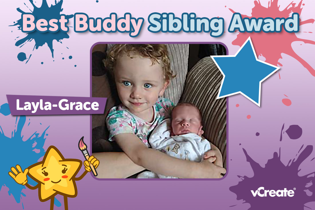 Layla-Grace is a super sister! Layla-Grace is a super sister!