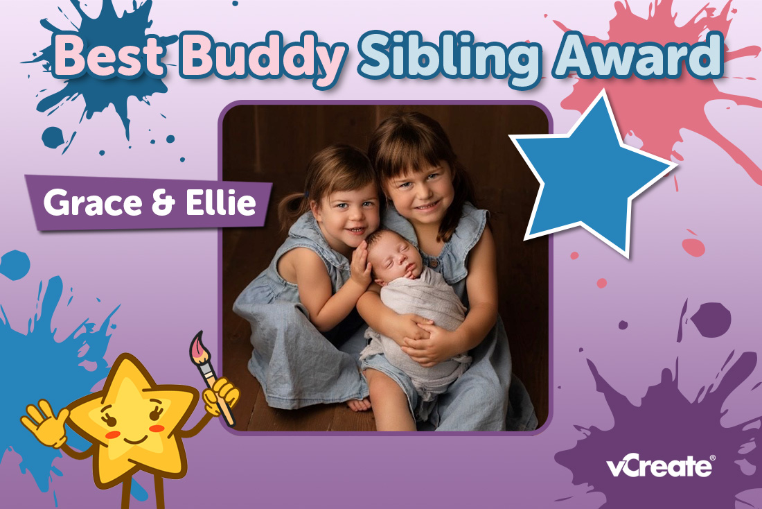 Grace and Ellie are the recipients of our Best Buddy Sibling Award this week! Grace and Ellie are the recipients of our Best Buddy Sibling Award this week!