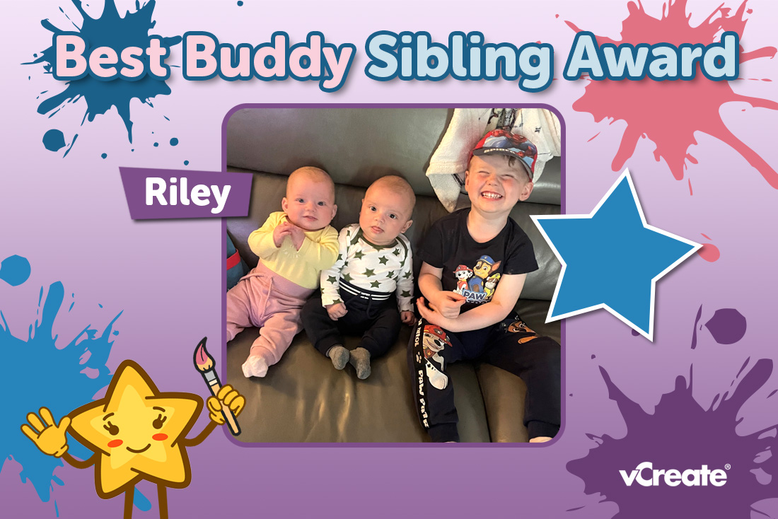 Riley is a brilliant big brother! Riley is a brilliant big brother!