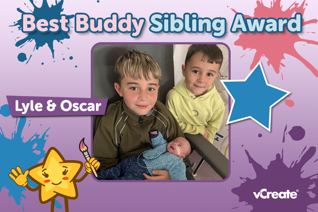 Lyle and Oscar are wonderful big brothers! Lyle and Oscar are wonderful big brothers!