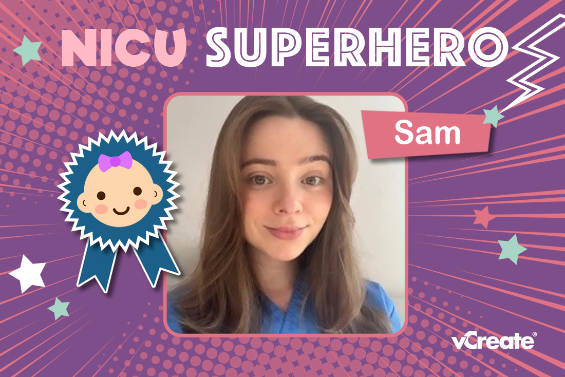 Sam from Singleton Hospital is Jade's NICU Superhero!