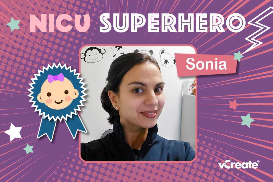 Sonia from St John's Hospital in Livingston is a NICU Superhero!