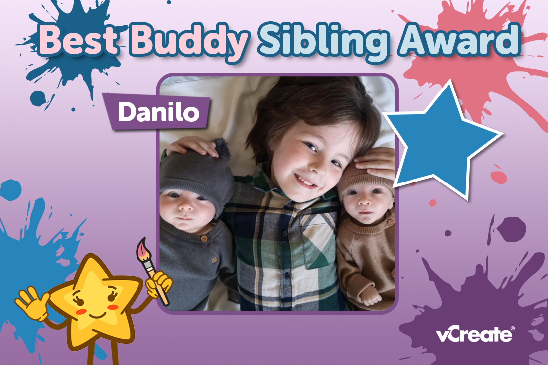 Danilo is receiving our Best Buddy Sibling Award this week!