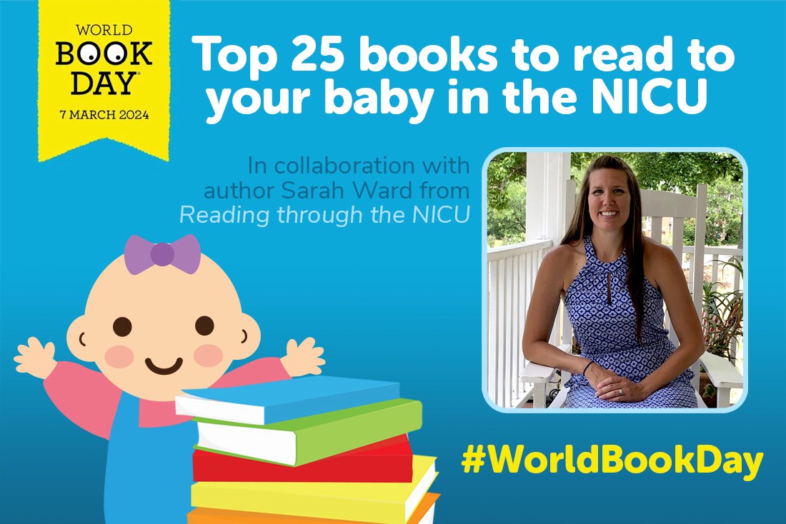 Top 25 NICU themed books with author, Sarah Ward, from Reading Through the NICU